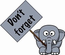 Image result for don't forget clipart
