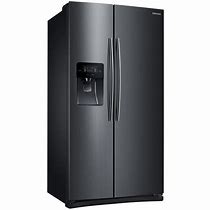 Image result for samsung black side-by-side refrigerator