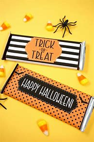 Image result for DIY Halloween Candy Bar Wrappers
