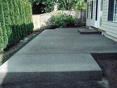 Image result for Concrete Slab Back Patio