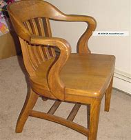 Image result for Wooden Bankers Desk Chair