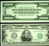 Image result for 10 Thousand Dollar Bill