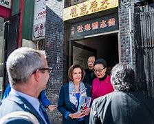Image result for Nancy Pelosi in Chinatown