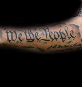 Image result for We the People Forearm Tattoo