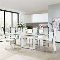 Image result for White Extendable Dining Table
