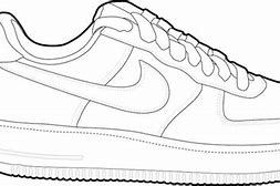 Image result for Nike Air Force 1 Drawing