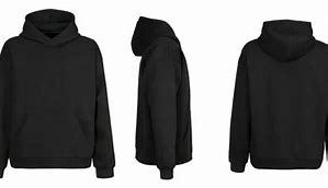 Image result for Front and Back Black Hoodie Jacket