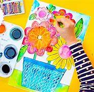 Image result for Water Resist Art Daisies