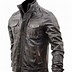 Image result for Leather Cafe Racer Jacket Men's with Protection