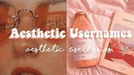 Image result for Aesthetic One Word Usernames