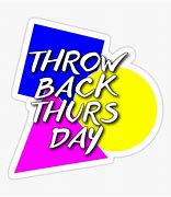 Image result for Throwback Thursday Logo