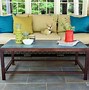 Image result for DIY Patio Table Stacked Wood