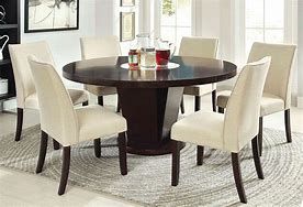 Image result for Round Dining Table 6 Chairs