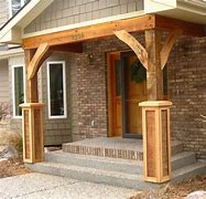 Image result for Cedar Columns for Front Porch