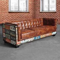 Image result for Industrial Chic Sofa