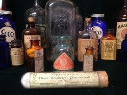 Image result for public domain picture of creams and medicine bottles