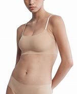 Image result for Calvin Klein Invisibles Comfort Lightly Lined Retro Bralette QF4783 - Black