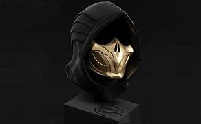 Image result for Scorpion Mask Mortal Kombat 2011