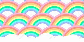 Image result for Cute Rainbow with Heart Clouds