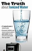 Image result for Ionized Drinking Water