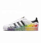 Image result for Rainbow Adidas Shoes Gold