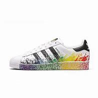 Image result for Rainbow Adidas Shoes Super Star