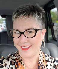 Image result for Hairstyles Over 50 with Glasses