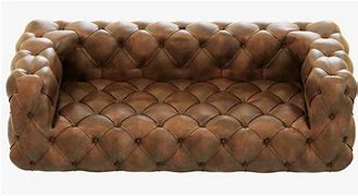 Image result for Tufted Leather Sofa
