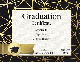 Image result for Elementary School Graduation Certificate