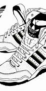 Image result for Black and White Adidas Trainers