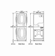 Image result for Stackable Washer and Dryer Closet Dimensions