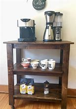 Image result for Small Coffee Carts for Kitchen