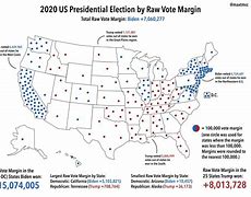 Image result for Election Margin Map