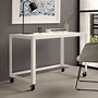 Image result for Computer Desk with Wheels That Raises Vertically