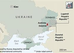 Image result for Avdiivka Ukraine Map