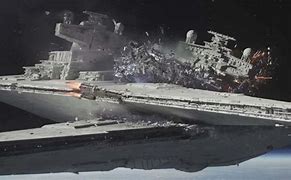 Image result for Rogue One Star Destroyer Crash