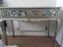 Image result for Silver Console Table