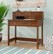 Image result for Small Secretary Desk with Drawers