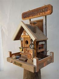 Image result for Bird Houses From Junk
