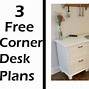Image result for Free Plans to Build a Small Desk