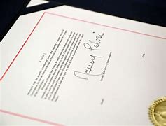 Image result for Pelosi Signature