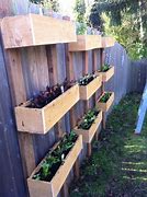 Image result for Planter Boxes for Vegetables Fence