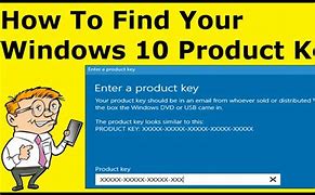 Image result for How to Find Your Windows 10 Product Key