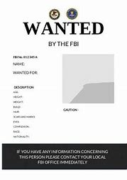 Image result for FBI Wanted Poster Template Funny