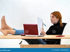 Image result for Woman Working Behind Desk