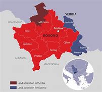 Image result for Serbian Emmigration Map From Kosovo