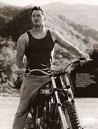 Image result for Chris Pratt Beforelook Alike On a Motorcycle