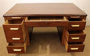 Image result for Walnut Wood Fold Out Desk