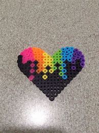 Image result for Perler Bead 3D Heart