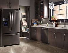 Image result for Black Stainless Kitchen
